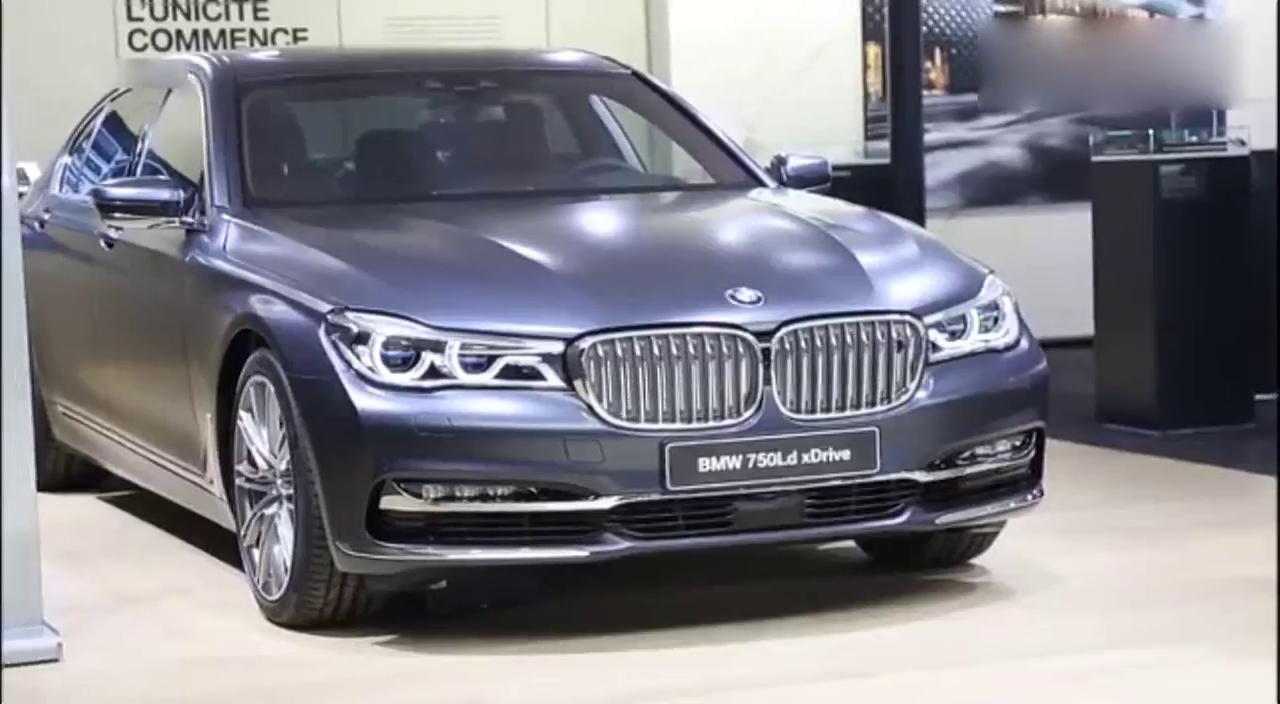 完美诠释旗舰 车展实拍宝马750Ld长轴距版
