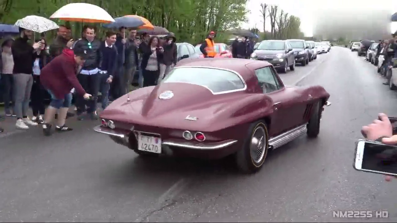 经典跑车烧胎起步，让兰博基尼和保时捷都失去了光彩！