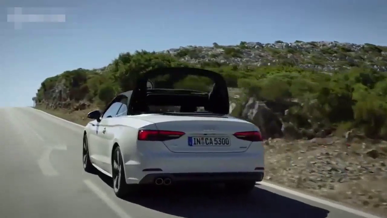 配矩阵式LED头灯 奥迪A5敞篷车