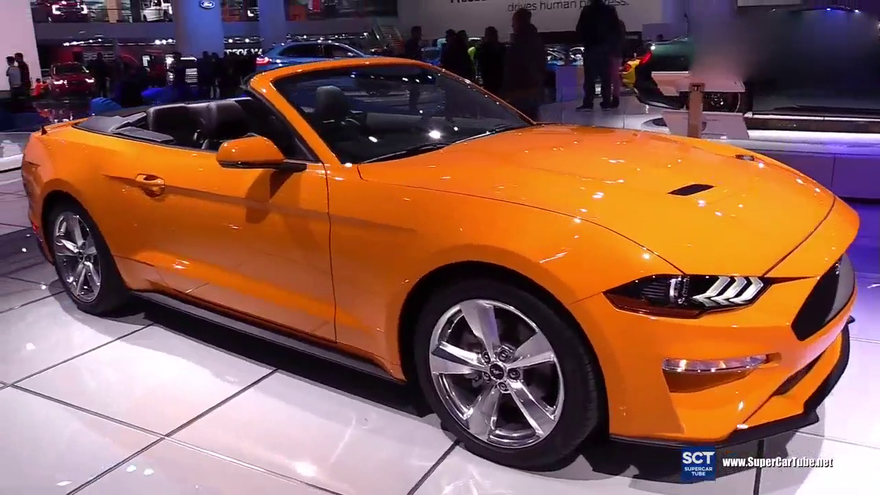 2018款福特野马Ecoboost敞篷车 外观和内饰实拍