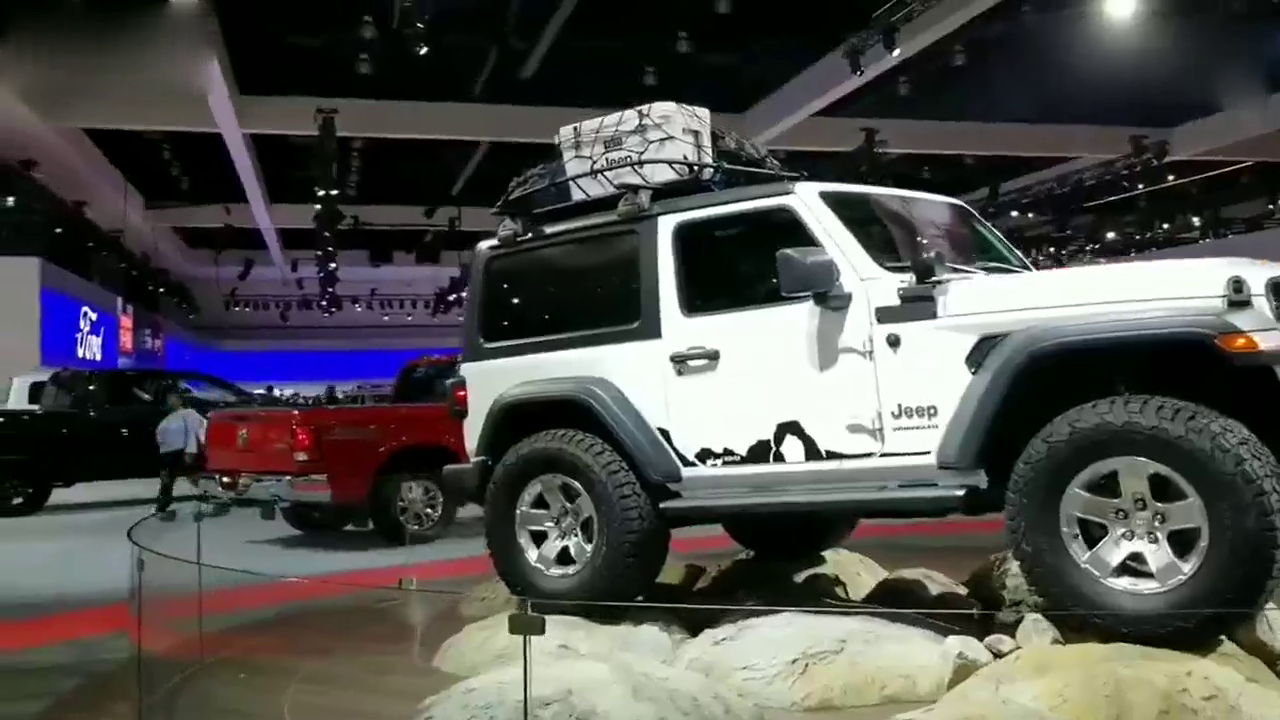 洛杉矶车展 2018款全新牧马人 就问你们酷不酷！