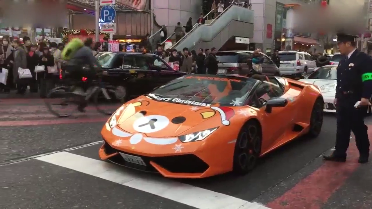 第一次见到这么卡哇伊的兰博基尼跑车