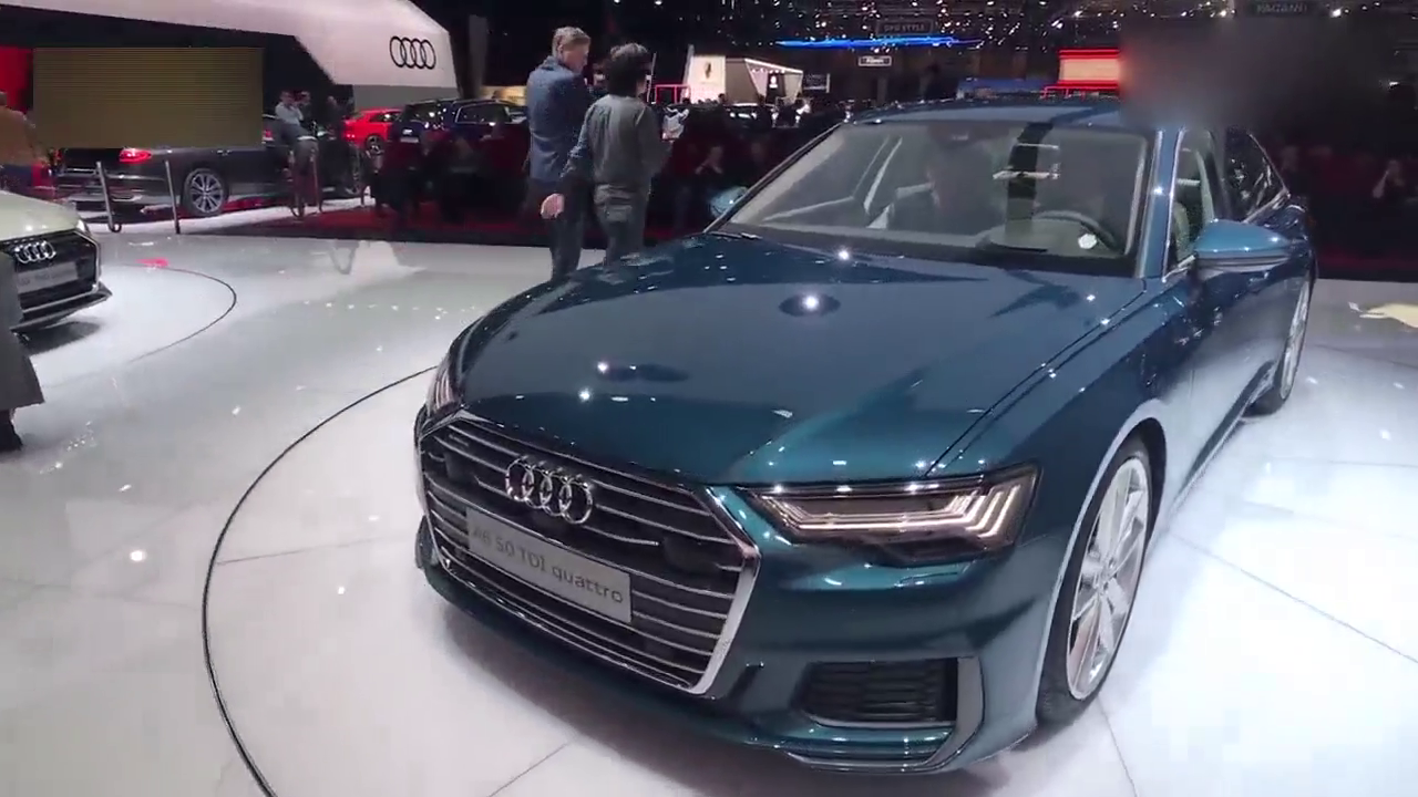 日内瓦车展蓝色系2019奥迪A6细节曝光