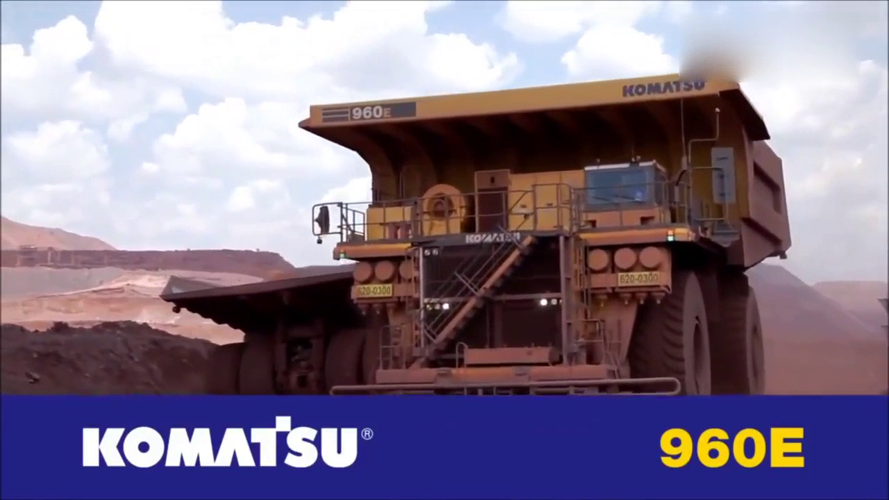 绝对庞然大物!-小松960E电动轮卡车!