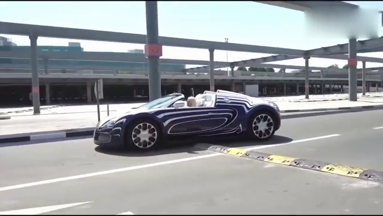 布加迪跑车都是怎么过减速带的，两秒钟后全是霸气