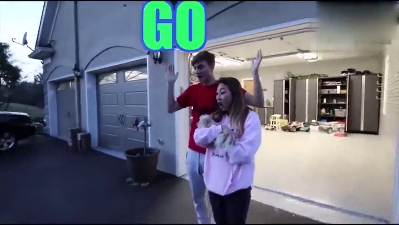 新买的跑车刚刚到货！