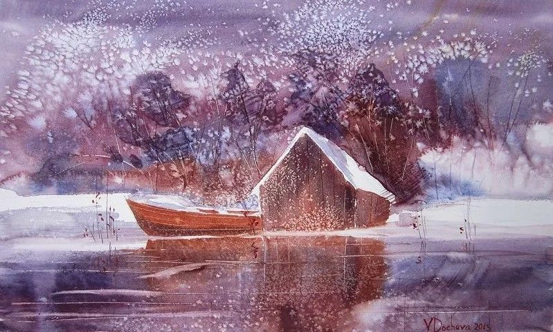 絵画「ヴェネツィア」大澤扶二子さん作 真作/油彩画/風景画/油絵/静物画/抽象画 絵画「ヴェネツィア」大澤扶二子さん作 真作/油彩画/風景画/油絵