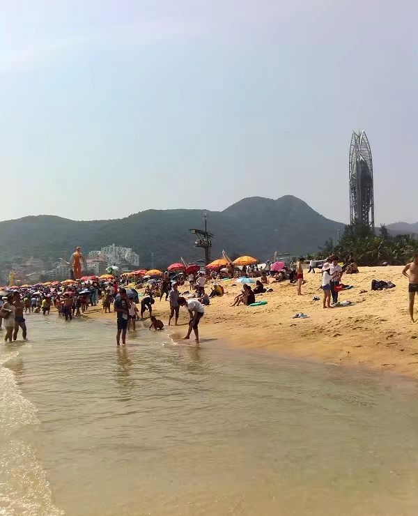 深圳大梅沙,免费的沙滩,值得一去