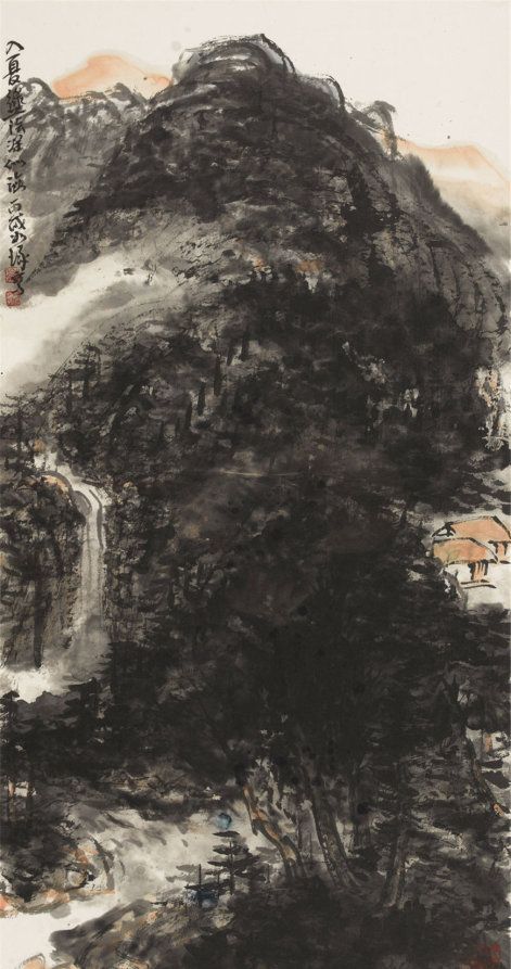 当代著名画家崔如琢山水画作品欣赏