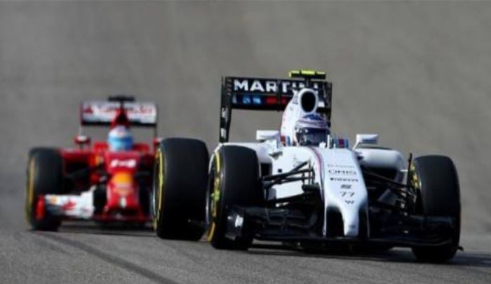 威廉姆斯赛车：欣赏赛车图，车身的设计减少阻力，性能好