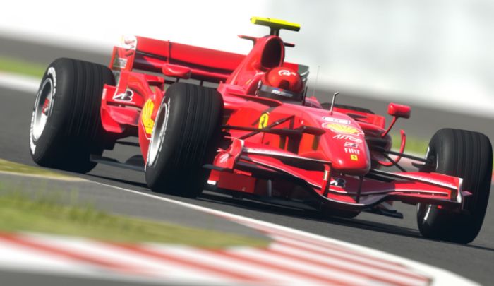 法拉利，轮廓曼妙，车身略显霸气，与众不同