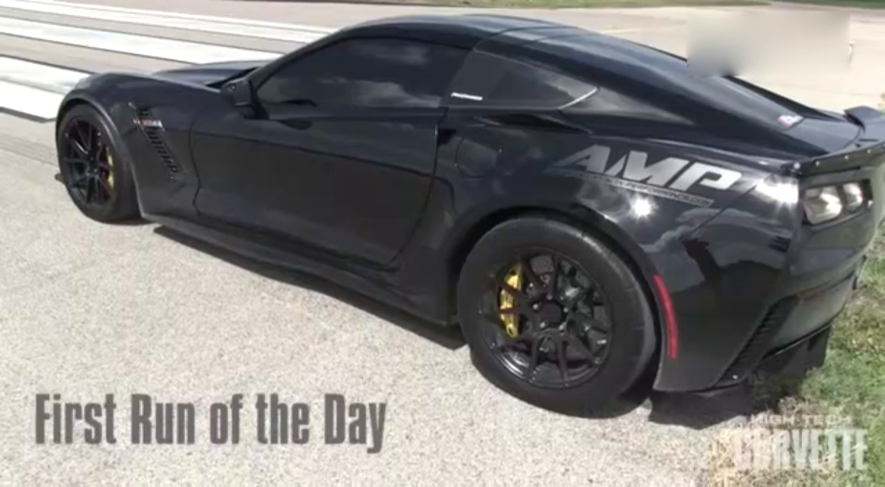 飙到293km h 改装科尔维特跑车直线发威