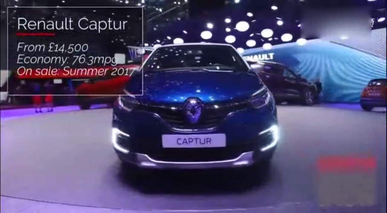 蓝色妖姬 雷诺新款卡缤车展全面展示