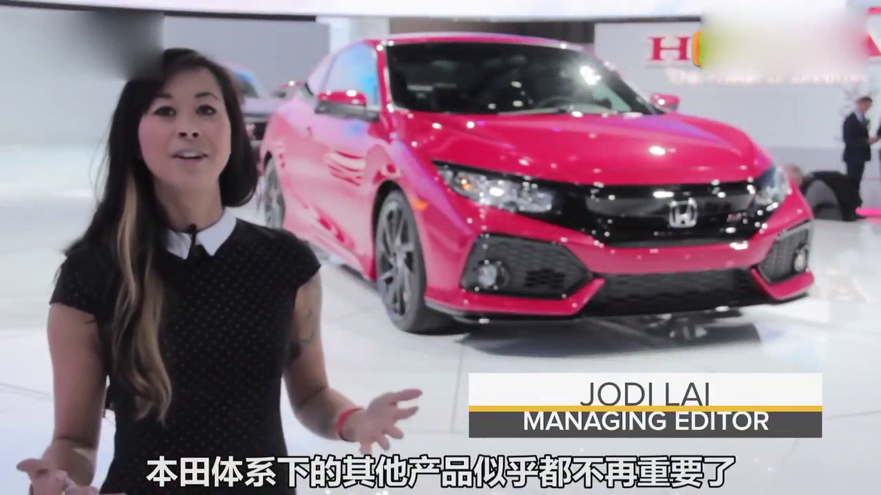 粉红女郎魅力登场，车展实拍全新思域Si