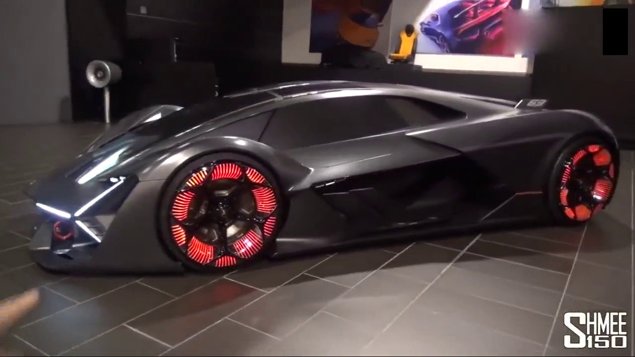 限量版金属色兰博基尼跑车，一看就不便宜！