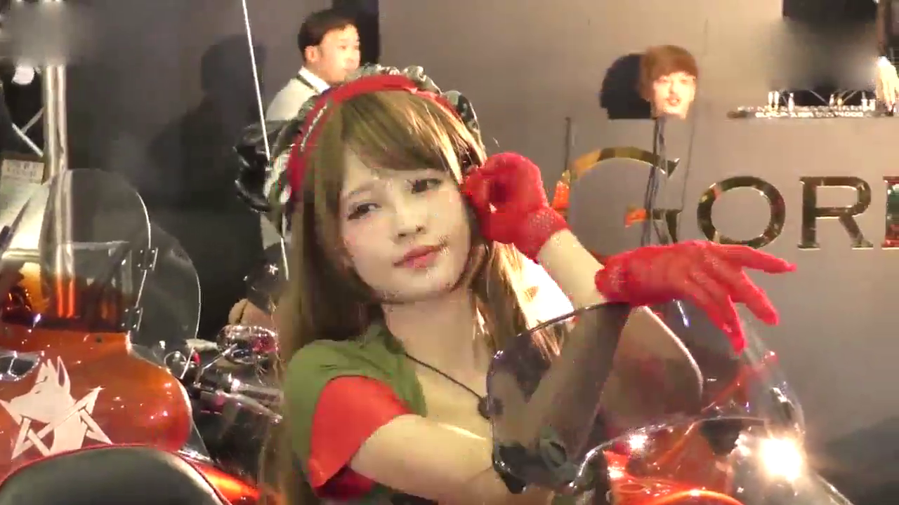 东京车展颜值最高的美女车摸，日本姑娘就是漂亮