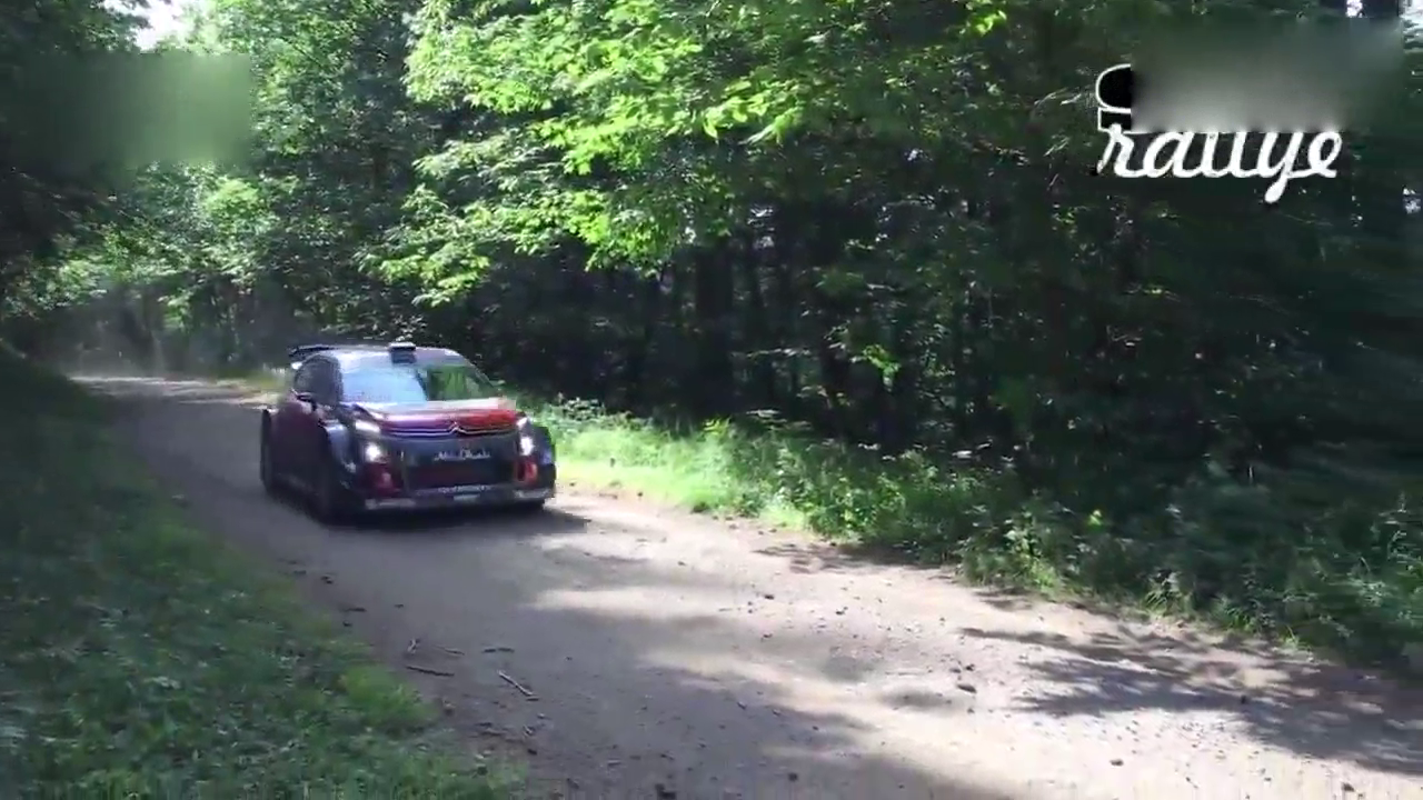 雪铁龙C3 WRC战车赛道测试！完美的操控视觉体验