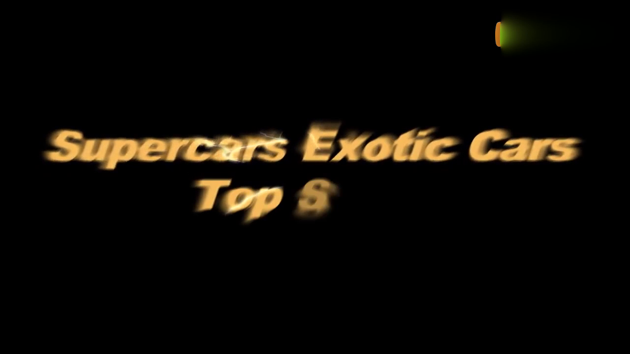 敞篷两开的豪华跑车兰博基尼 橙色更让人心动