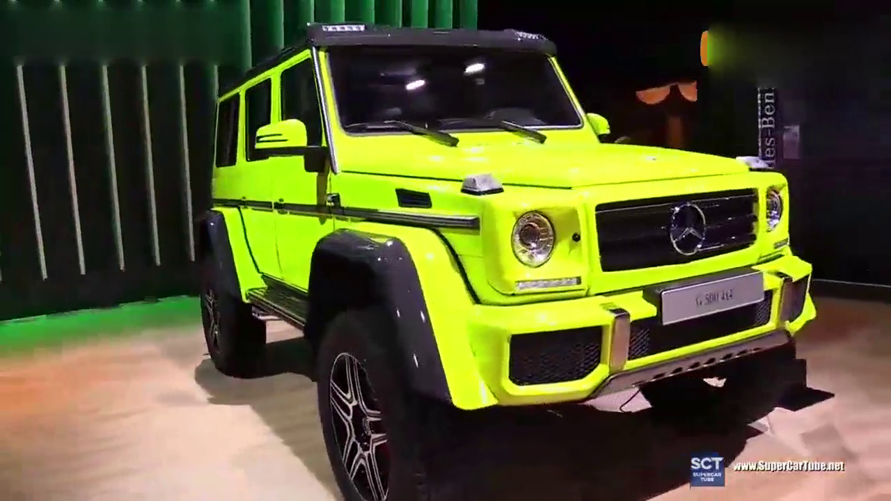 颜色亮性子急 车展实拍奔驰G 500 4x4。
