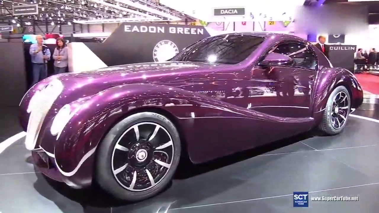 造型别致 车展实拍EADDN GREEN复古跑车