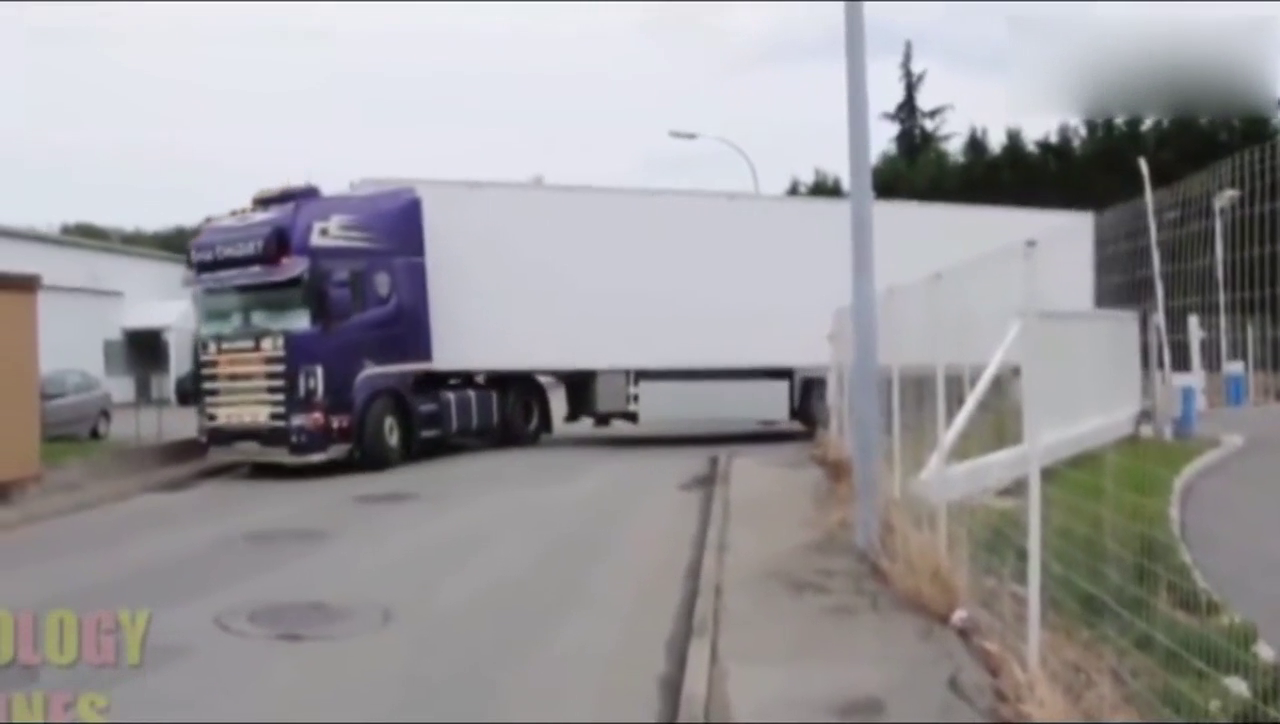 极端的卡车驾驶技能