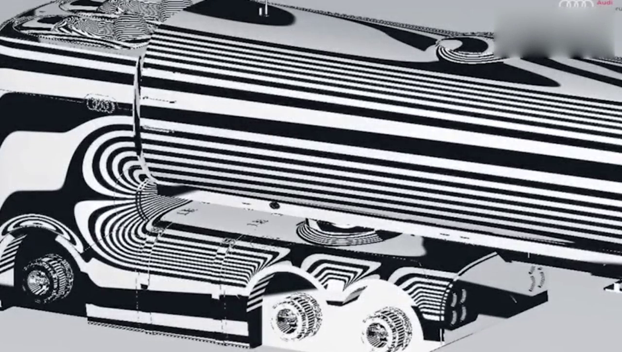 这么低的底盘确定不是超跑吗？奥迪设计的未来概念卡车！