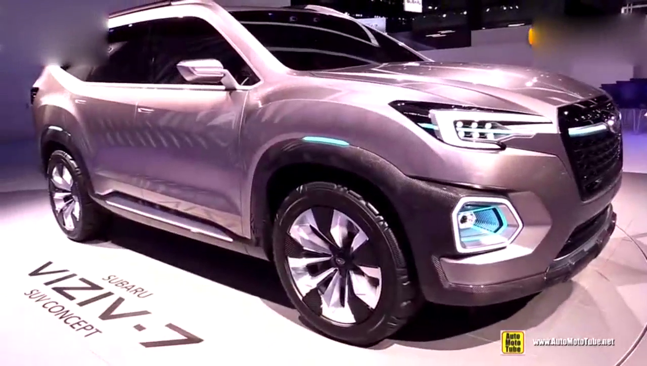 车展上看到一台斯巴鲁SUV，顿时觉得途观丑爆了