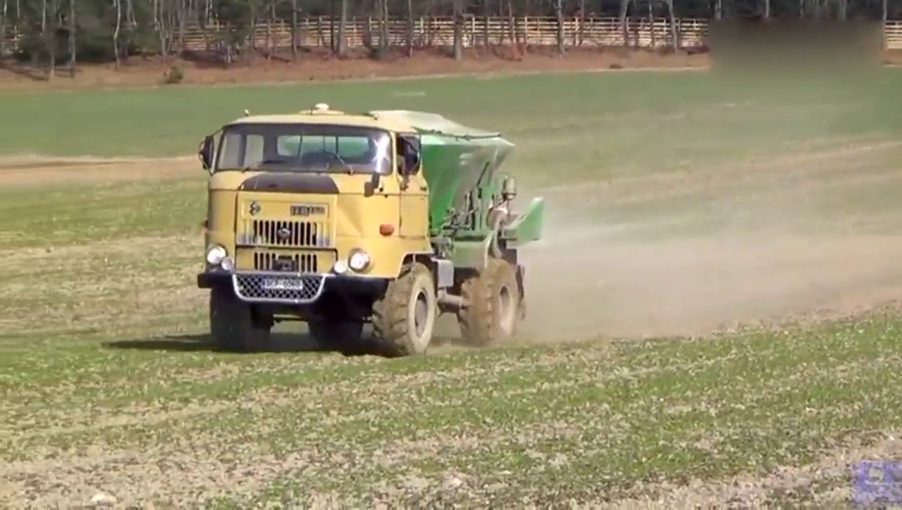 车况良好的德国依发卡车，国内曾经大量进口和仿制该车型