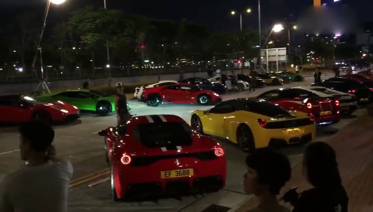 香港跑车聚会，各种神车都来了