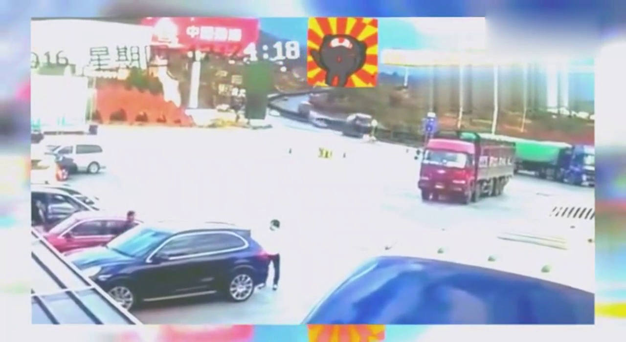 车祸凶猛：40吨重型卡车高速刹车失控，时速148冲入恐龙山服务区