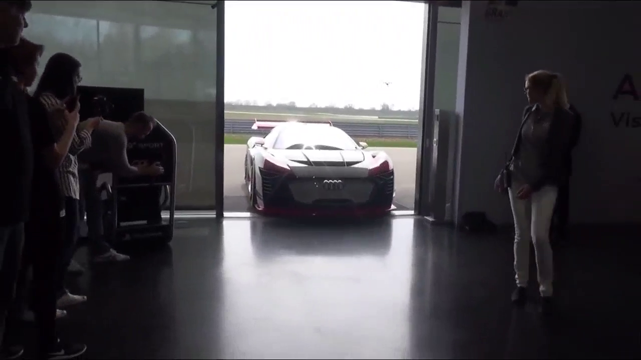 奥迪都出电动跑车了，看来特斯拉的市场又小了