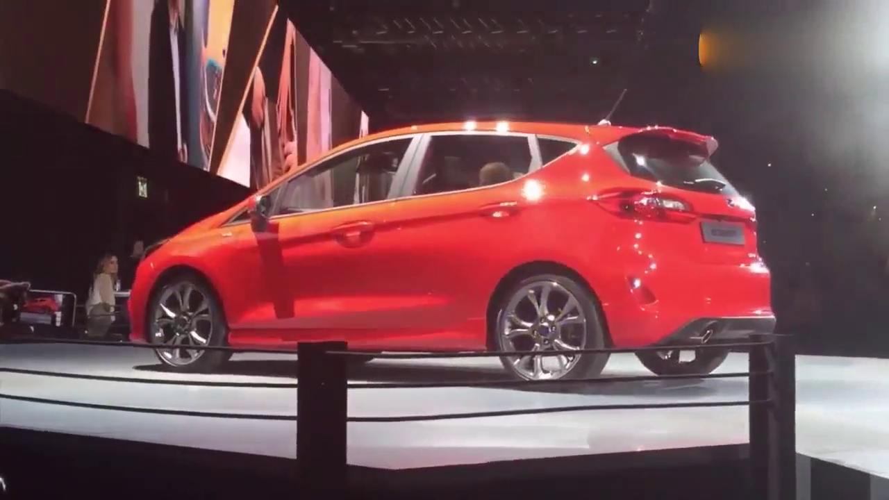 设计相当出彩，福特全新一代嘉年华车展展示