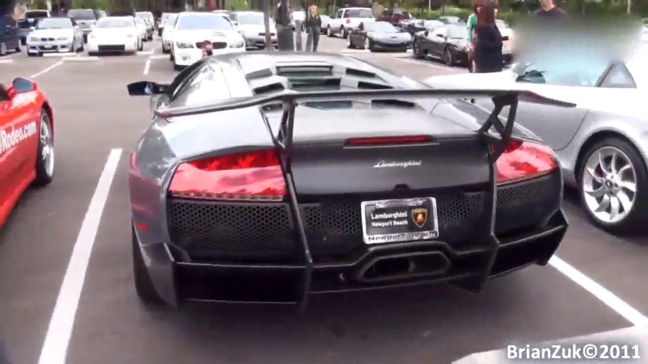 兰博基尼 LP670-4 豪华跑车进行实拍的视频诱惑