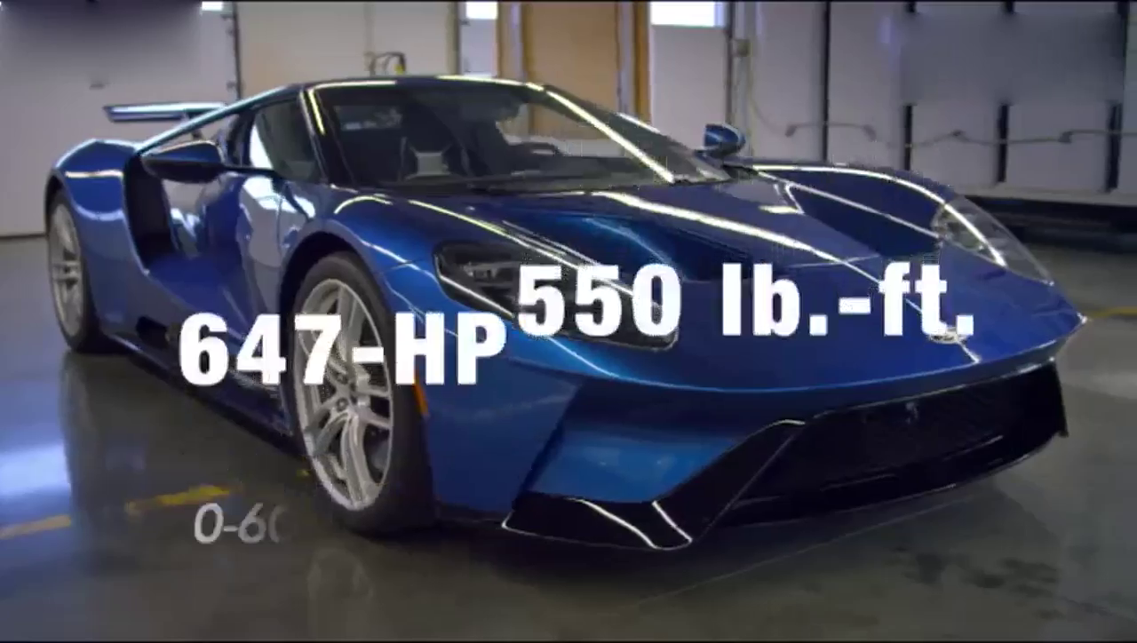 超级跑车福特GT赛道展示