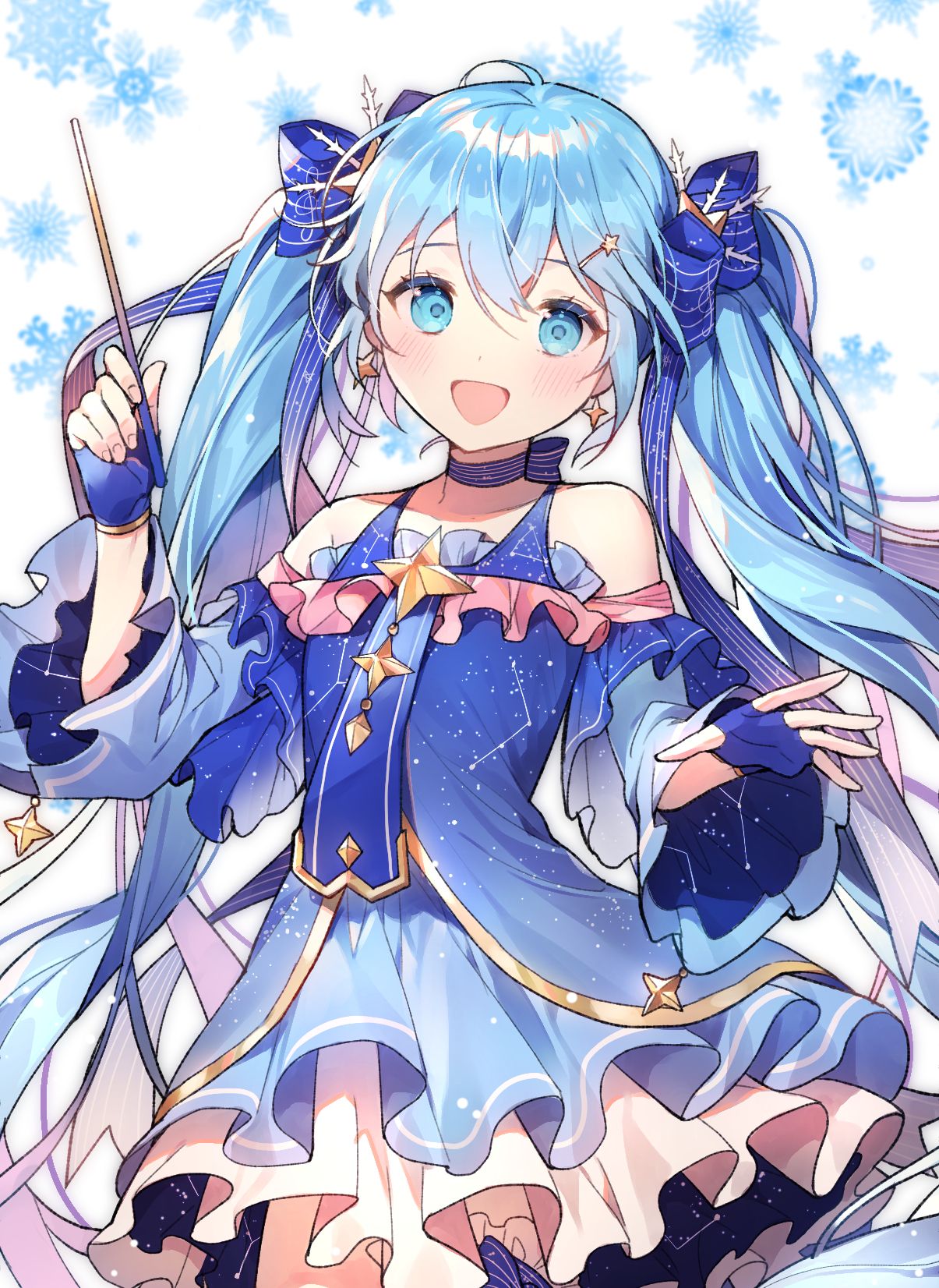 同人图:初音未来为樱花节应援,美如公主殿下