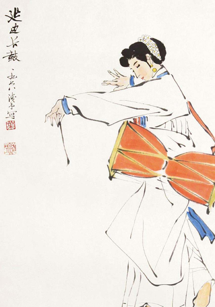 著名舞台人物画家叶浅予国画精品作品欣赏