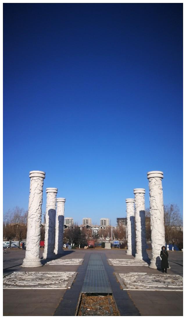 唐山风光:青龙湖公园初冬景色