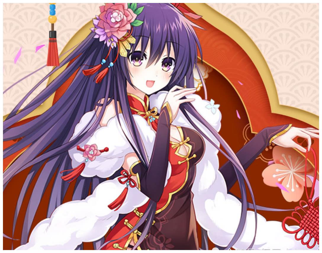 约会大作战:当女精灵换上新年服装,十香美出天际,却败给了折纸