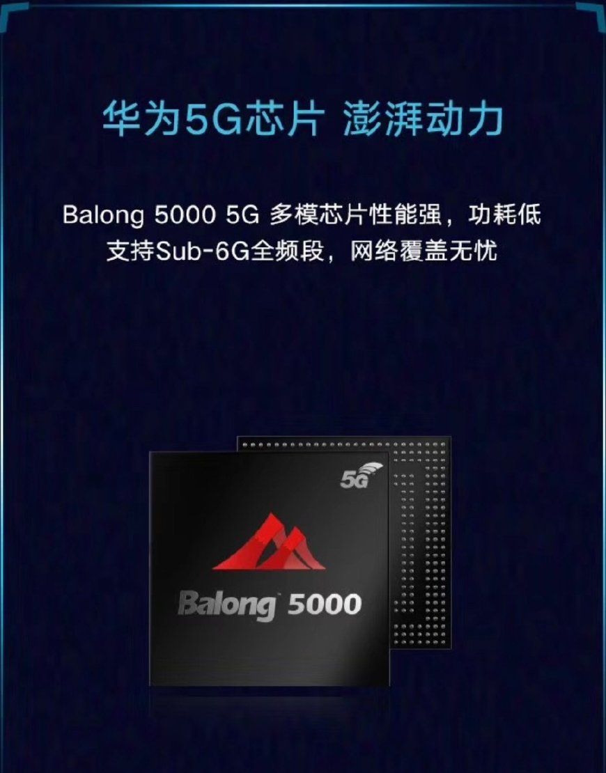 华为5g基带芯片balong5000终于发布!