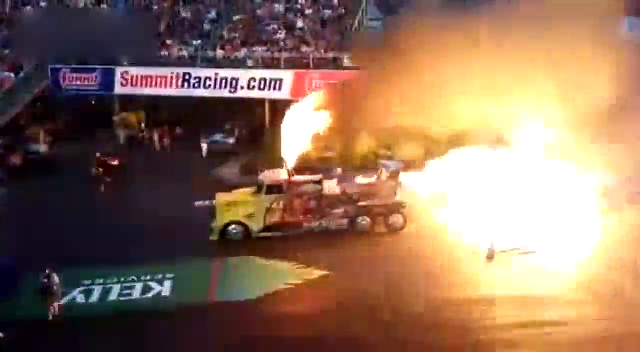 逆天的疯狂！把飞机引擎装到卡车上，速度爆表！