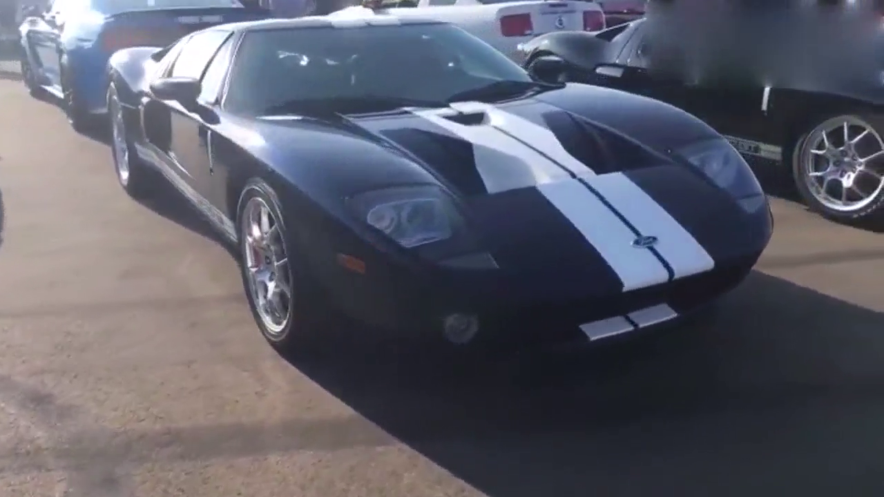 看看数量众多的跑车集会，法拉利 福特GT，各式车应有尽有