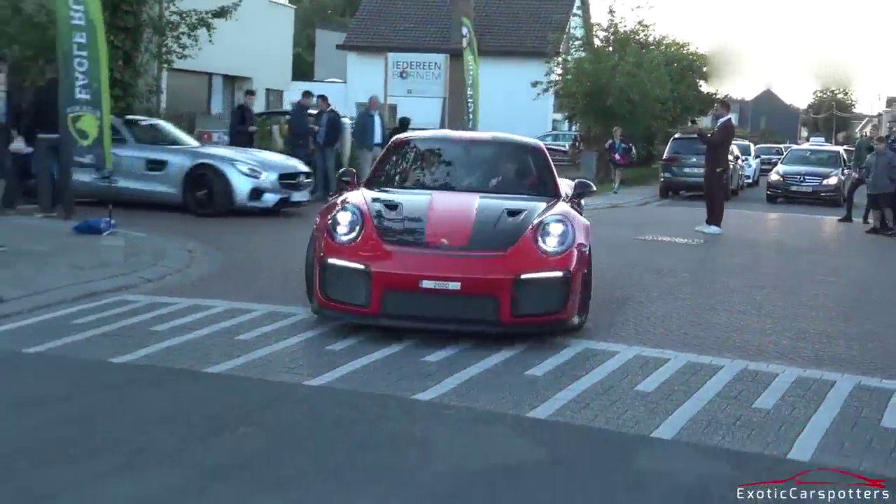 超级跑车加速- 2x GT2 RS，Akrapovic Huracan