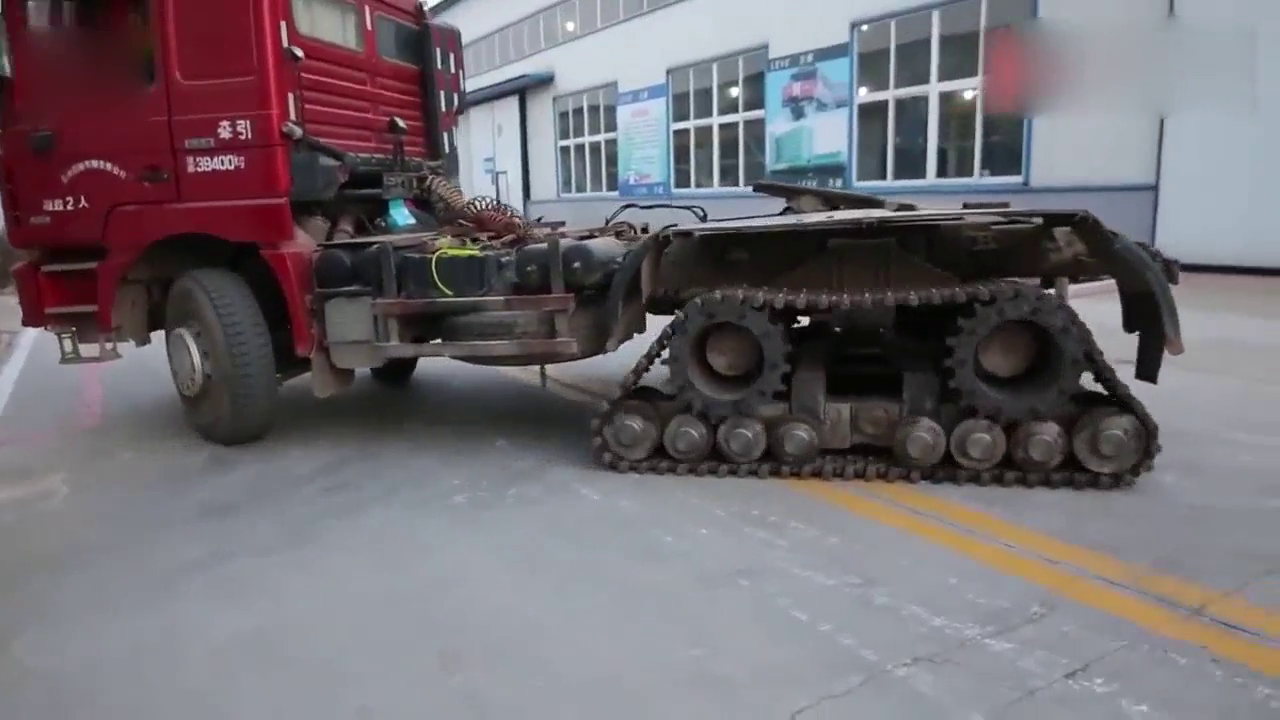 履带式卡车,长见识了