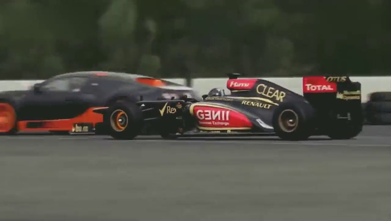 顶级跑车赛道比赛，布加迪威龙倒数第一，吃了一路尾气