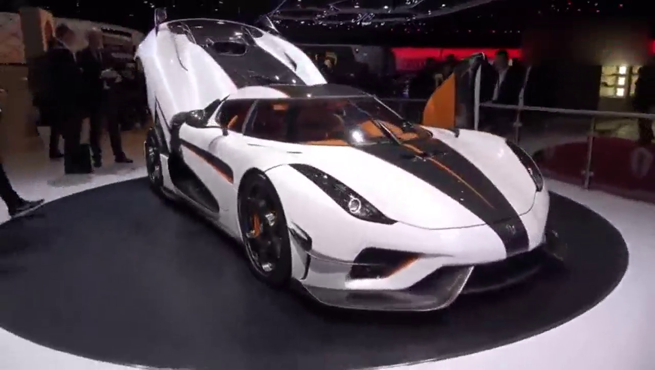 日内瓦车展上的柯尼塞格Regera，超级跑车就是不一般，太帅了！