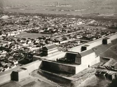 80年前外国人在飞机上航拍的中国