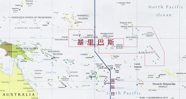 "世界尽头"基里巴斯:太平洋岛国,唯一跨南北纬和东西经的国家