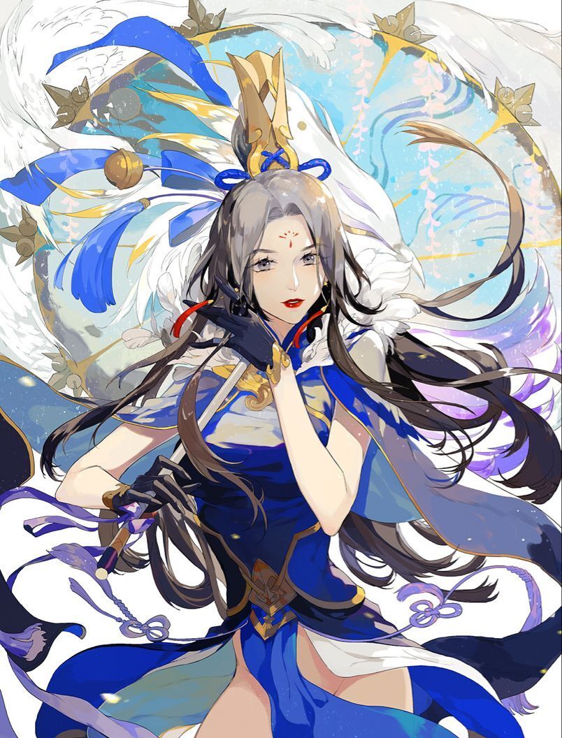 一组画风华丽配色高级的古风动漫插画美到心尖了