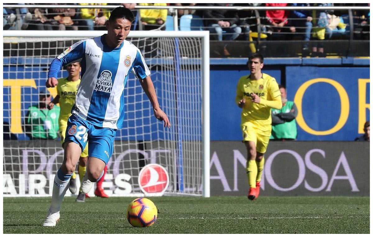 武磊西甲首秀!自信突破造对手黄牌,西班牙人连追两球客平黄潜