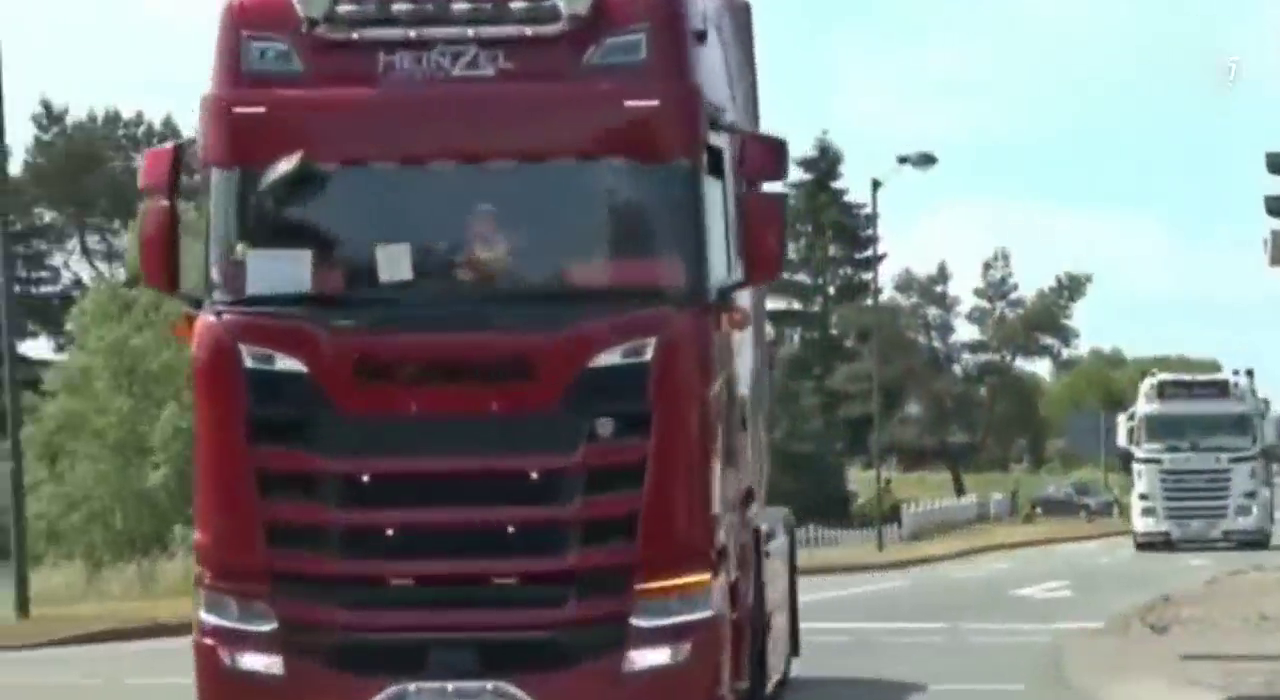 欧洲卡车外形和涂装都真好看，斯堪尼亚 奔驰 沃尔沃 卡车